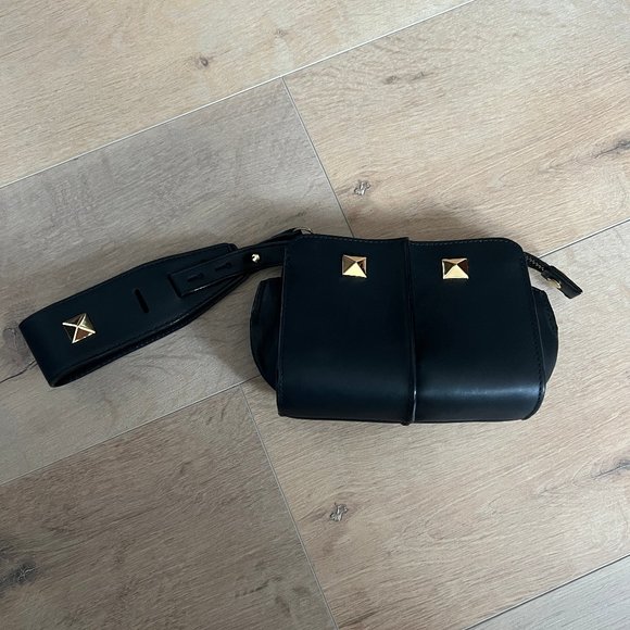Ports 1961 Black Leather Studded Clutch - Picture 2 of 8